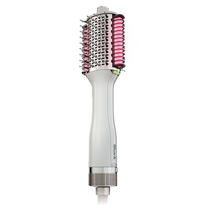 Shark HT202 SmoothStyle Heated Comb + Blow Dryer Brush, Dual Mode, for All Hair Types, Silk