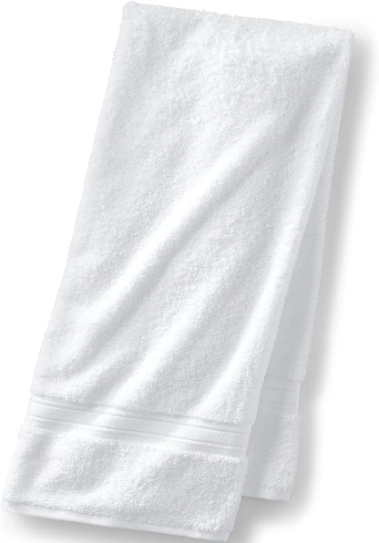 Lands' End Supima Towel White 2 Piece Bath Towel