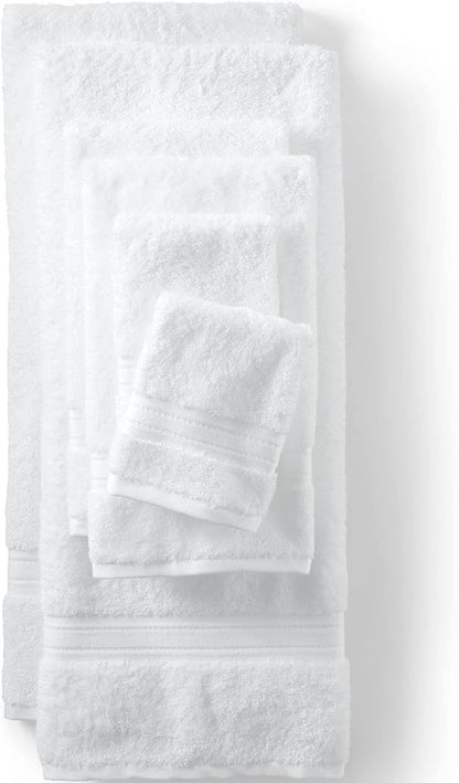 Lands' End Supima Towel White 2 Piece Bath Towel