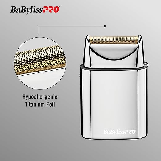 BaBylissPRO Barberology Foil Shaver FXFS1 SILVERFX Professional High-Torque Shaver