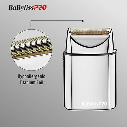 BaBylissPRO Barberology Foil Shaver FXFS1 SILVERFX Professional High-Torque Shaver