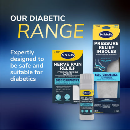 Dr. Scholl’s Pressure Relief Insoles - The Only Proven Insole to Reduce Episodes of Nerve Pain, Neuropathy Pain Relief for Feet, Good for Diabetics, Reduces Foot Pressure, Shoe Inserts Men Size 8-14