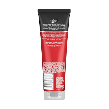 John Frieda Radiant Red, Red Boosting Shampoo, Enhances and Protects Red Tones with Pomegranate Extract and Vitamin E for Natural or Color-Treated Red Hair, 8.3 Oz