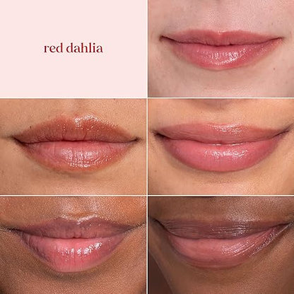 Burt’s Bees Tinted Lip Balm Value Pack Includes 3 Lip Balms: Red Dahlia, Daisy and Rose; 8 Hour Moisture; Provides a Hint of Color; Nourishing Shea Butter; 100% Natural Origin; 3 Tubes; 3x0.15 Oz.