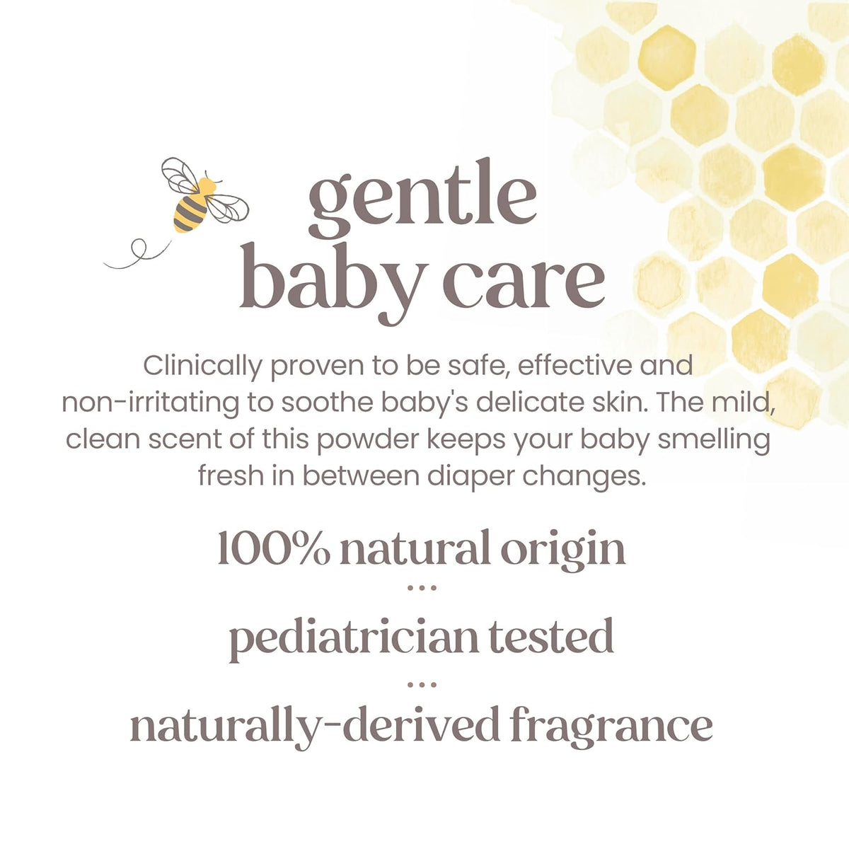 Burt's Bees Baby Dusting Powder, 100% Natural Origin, Talc-Free, Pediatrician Tested, 7.5 Ounces, Pack of 3, Pack May Vary
