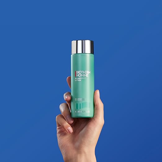 Biotherm Aquapower Toning & Moisturizing Face Lotion for Men, with Biotech Plankton & Oligo Sugars, Prevents Razor Burn and Skin Redness for Soothed & Hydrated Skin