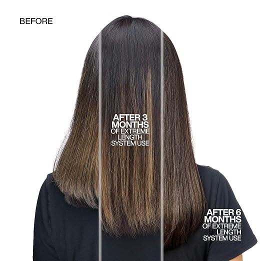 Redken Extreme Length Biotin Conditioner For Longer Hair – Promotes Healthy Hair Growth, Strengthens & Detangles Damaged Hair, Infused With Biotin & Castor Oil