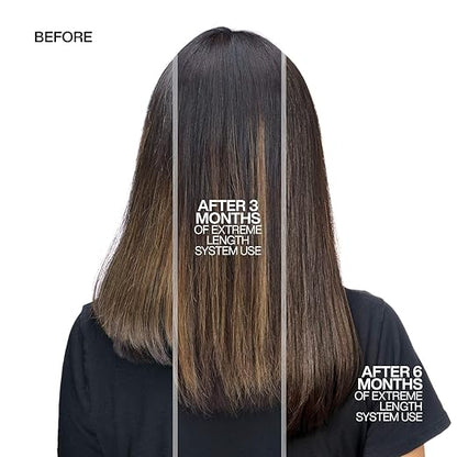 Redken Extreme Length Biotin Conditioner For Longer Hair – Promotes Healthy Hair Growth, Strengthens & Detangles Damaged Hair, Infused With Biotin & Castor Oil