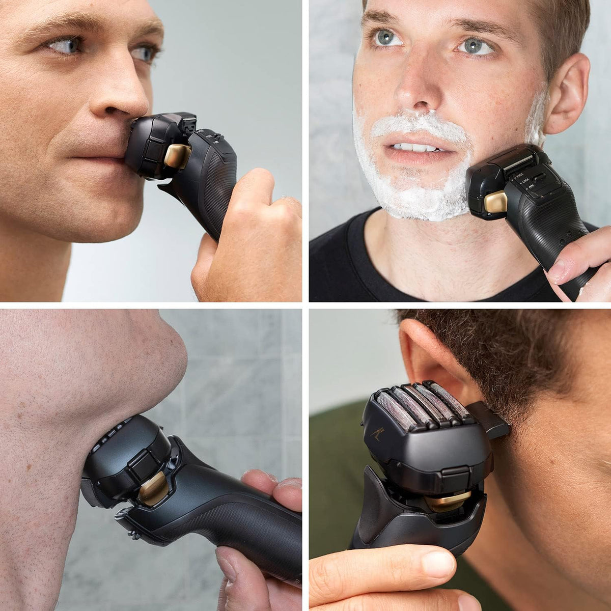 Panasonic ARC5 Electric Razor for Men with Pop-up Trimmer, Wet Dry 5-Blade Electric Shaver with Intelligent Shave Sensor and 16D Flexible Pivoting Head - ES-LV67-K (Black) (Renewed)