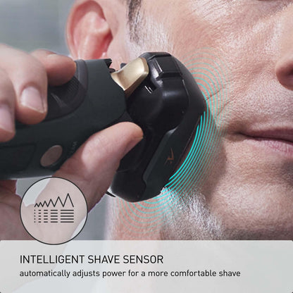 Panasonic ARC5 Electric Razor for Men with Pop-up Trimmer, Wet Dry 5-Blade Electric Shaver with Intelligent Shave Sensor and 16D Flexible Pivoting Head - ES-LV67-K (Black) (Renewed)