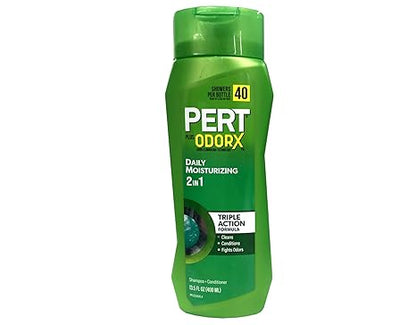 Pert Plus OdorX Daily Moisturizing 2-in-1 Shampoo & Conditioner (13.5 fl oz., 6 Pack)