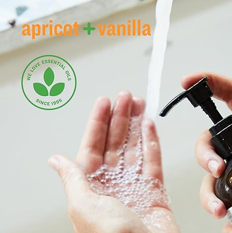 Everyone Liquid Hand Soap, 12.75 Ounce (Pack of 3), Apricot and Vanilla, Plant-Based Cleanser with Pure Essential Oils