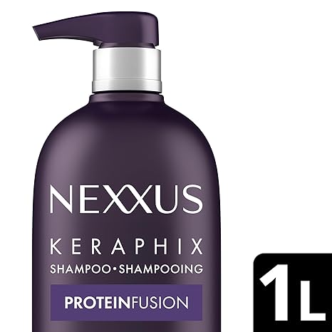 Nexxus Keraphix Shampoo for Damage Repair for Damaged Hair Powered by KRT Keratin Resistance Therapy with Liquid Crystal Amino Acids 33.8 oz