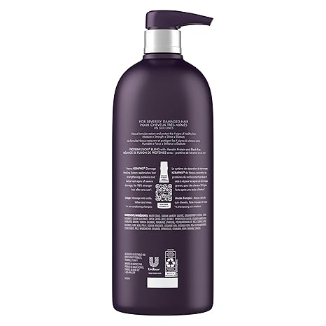Nexxus Keraphix Shampoo for Damage Repair for Damaged Hair Powered by KRT Keratin Resistance Therapy with Liquid Crystal Amino Acids 33.8 oz