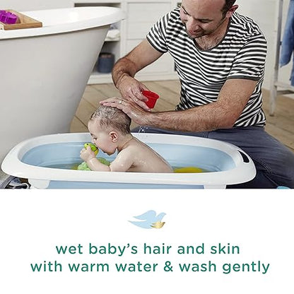 Baby Dove Sensitive Skin Care Baby Wash Fragrance Free Moisture For Baby Bath Time Fragrance Free and Hypoallergenic, Washes Away Bacteria 20 oz