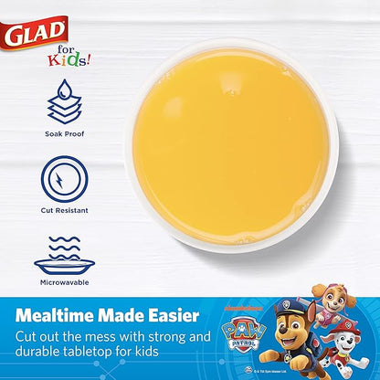 Glad for Kids Paw Patrol Paper Cups, Soak Proof Heavy Duty Disposable Drink Cups for Kids Parties, School Events, and Everyday Meals, Easy Cleanup and Kid Friendly Design, 9 oz, 20 Count - 10 Pack