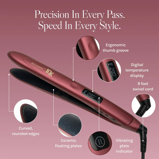 Bio Ionic Velvet Rouge 10X Styler