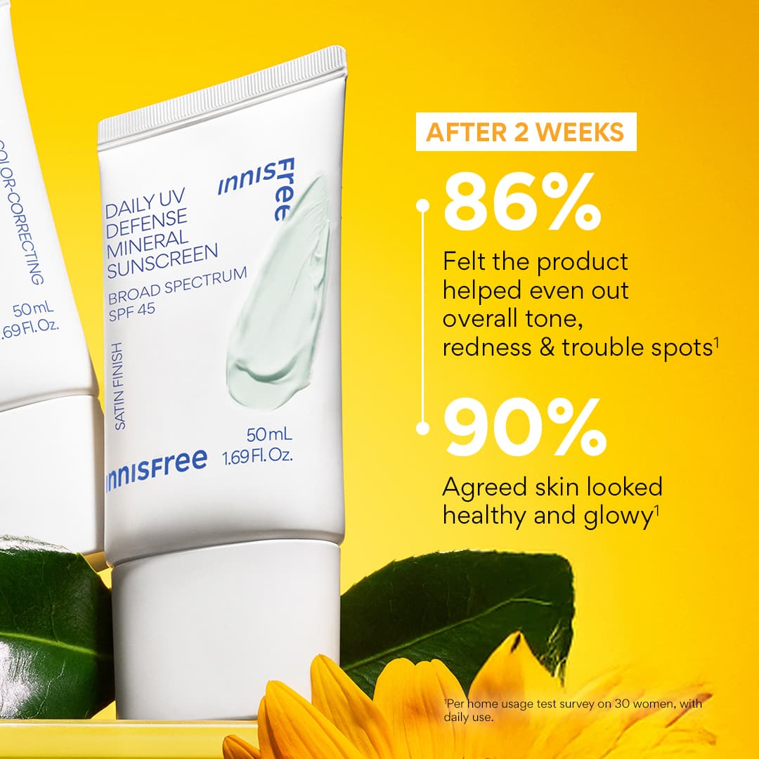 Daily UV Defense Mineral Sunscreen Broad Spectrum SPF 45 1.69FL.OZ ( No original box )