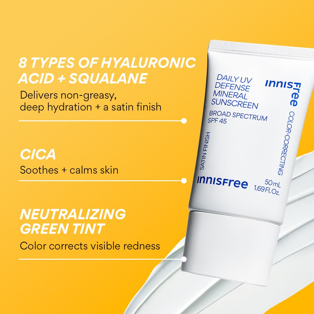 Daily UV Defense Mineral Sunscreen Broad Spectrum SPF 45 1.69FL.OZ ( No original box )