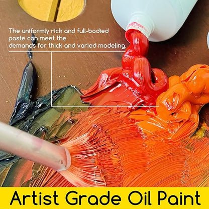 MEEDEN Artist Oil Paint Set - 36 Colors x 170ml/5.7oz Tubes - Art Supplies for Canvas Painting