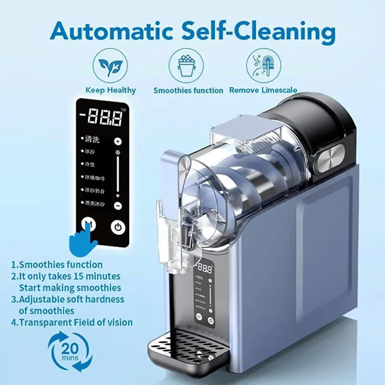 Lifecreek Ice-Free Smoothie Slushie Maker Smooth Beverage Slushy Machine LC-2502A, 120v-60hZ, 220W