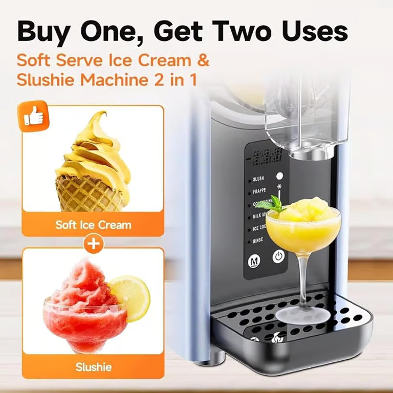 Lifecreek Ice-Free Smoothie Slushie Maker Smooth Beverage Slushy Machine LC-2502A, 120v-60hZ, 220W