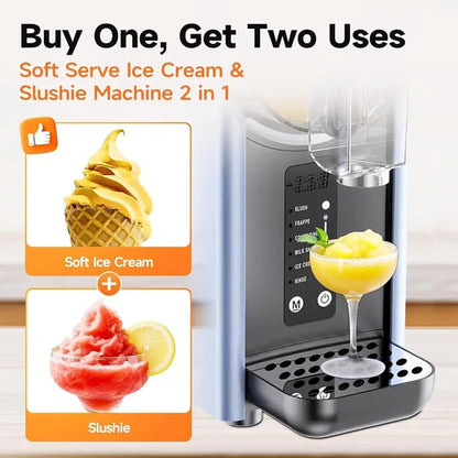 Lifecreek Ice-Free Smoothie Slushie Maker Smooth Beverage Slushy Machine LC-2502A, 120v-60hZ, 220W