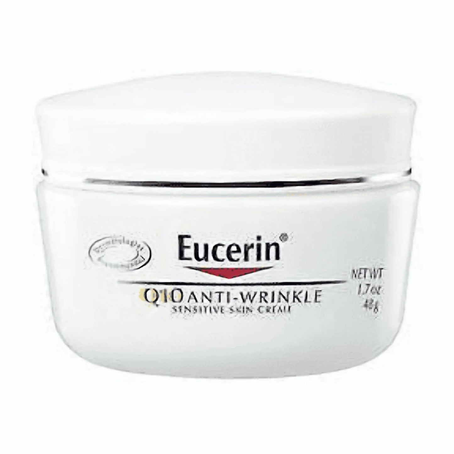 Eucerin Q10 Anti-Wrinkle Face Creme, Unscented, 1.7 oz (1 Pack)