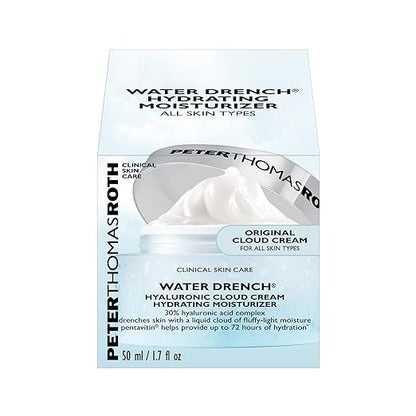 Peter Thomas Roth | Water DrenchÂ® Hyaluronic Cloud Cream | Hydrating Moisturizer for Face, Up to 72 Hours of Hydration for More Youthful-Looking Skin, Fragrance Free