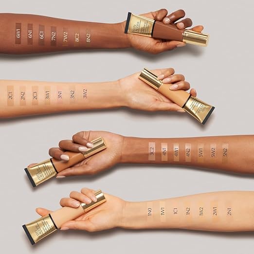 Estée Lauder Futurist Hydra Rescue Moisturizing Foundation Makeup SPF 45 for a 12-Hour Glow, 1.2 Fl Oz, 2N1-Desert Beige