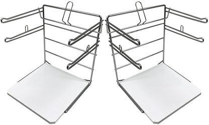 T-Shirt Bag Rack with Heavy-Duty Polyethylene Base (Set of 2)