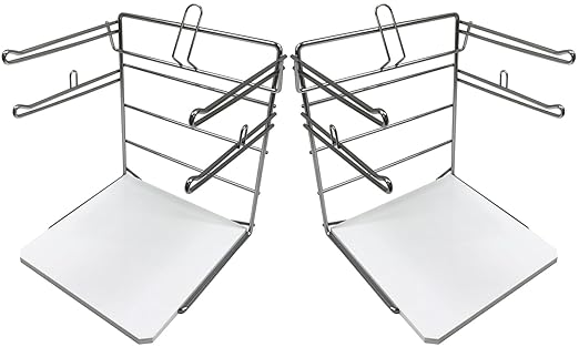 T-Shirt Bag Rack with Heavy-Duty Polyethylene Base (Set of 2)