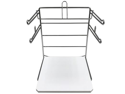 T-Shirt Bag Rack with Heavy-Duty Polyethylene Base (Set of 2)