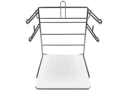 T-Shirt Bag Rack with Heavy-Duty Polyethylene Base (Set of 2)