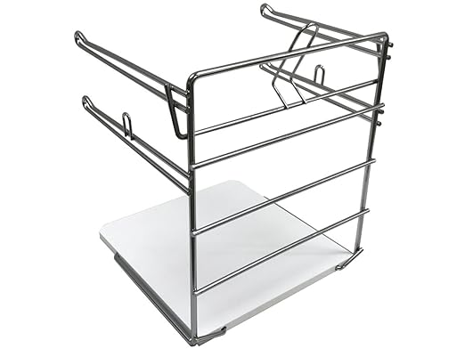 T-Shirt Bag Rack with Heavy-Duty Polyethylene Base (Set of 2)