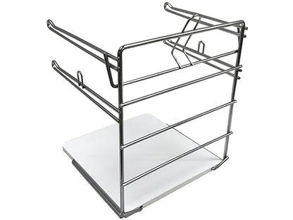 T-Shirt Bag Rack with Heavy-Duty Polyethylene Base (Set of 2)