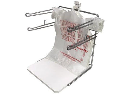 T-Shirt Bag Rack with Heavy-Duty Polyethylene Base (Set of 2)