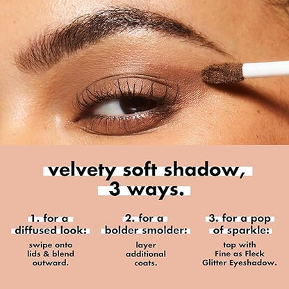 e.l.f. Liquid Velvet Eyeshadow, Crease-Resistant Liquid-to-Powder Eyeshadow For A Rich, Soft-Matte Finish, Vegan & Cruelty-Free, Beige & Boujee