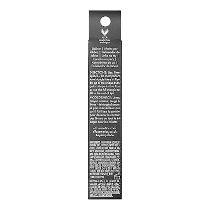 e.l.f. Love Triangle Lip Filler Liner, 2-in-1 Lipliner Pencil For Sculpting & Filling, Long-Lasting Intense Color, Vegan & Cruelty-Free, Soft Pink