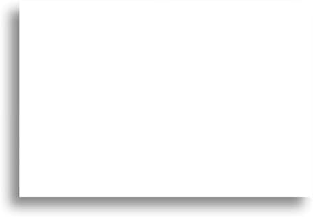 Home Advantage 4x6 Blank Index Cards - 50 Pack of Heavy Duty Bleed Proof Notecards & Flashcards
