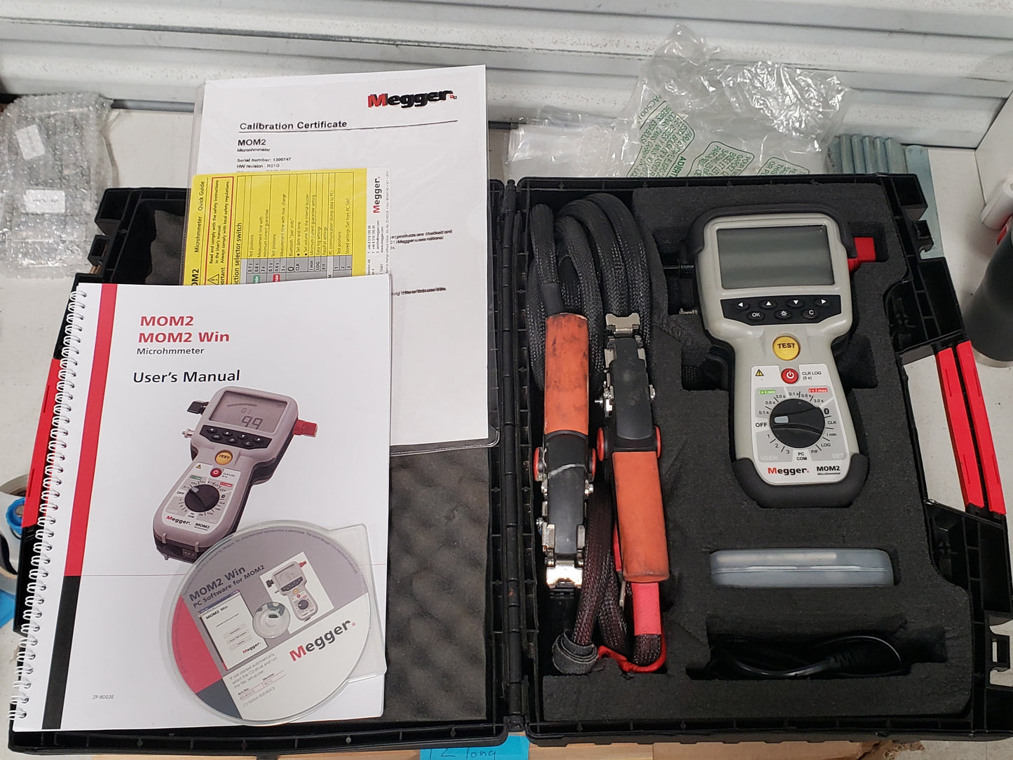 Megger MOM2 240A Handheld Micro-ohmmeter BD-59070
