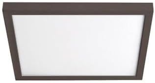 WAC Lighting, Square 11in LED Energy Star Flush Mount 3000K in Bronze