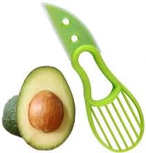 Avocado Peeler 3 In 1 Avocado Slicer Tool - Cutter and Scooper for Fruits  Vegetable, Green, 5315083037