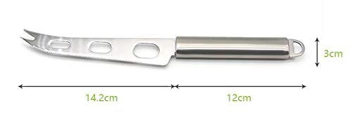 WOIWO 1PCS Stainless Steel Cheese Cutters Cheeses Ham Fork Knives Slicers Baking Cheese Tools