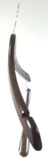 Only Hangers Walnut Finish Hanger with Locking Bar (Set of 8)