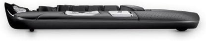 Logitech K350 Keyboard - Wireless Connectivity - RF - Black - USB Interface