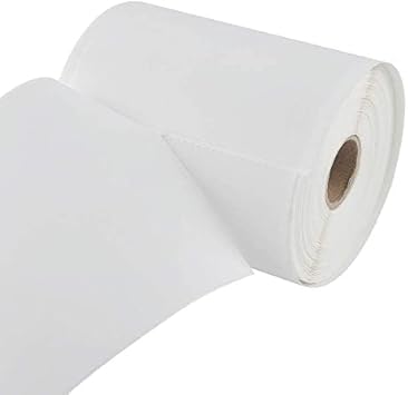 L LIKED 4"x 6" Direct Thermal Labels White Perforated Shipping Labels, 250 Labels per Roll, 10 Rolls