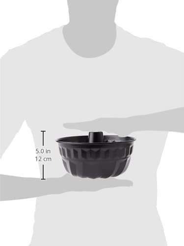 IBILI Steel Bundt Cake Pan Nonstick  Made in Spain  9-Inch Round Fluted Mold for Bundt Cakes, Chocoflan, and Gelatin, Durable PFOA-Free Coating, Gift for Women Men, Bakers and Home Chefs