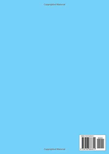 6mm Lined Exercise Book A4: Narrow Ruled Notebook  Large Jotter with Blue Cover  100 Pages
