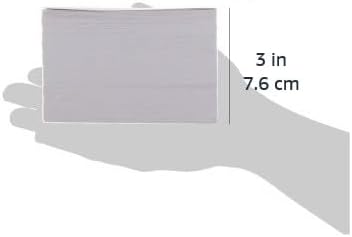 Basics Heavy Weight Ruled Index Cards for Studying and Note Taking, White, 3" x 5", 100 Count (Pack of 3, 300 Total)